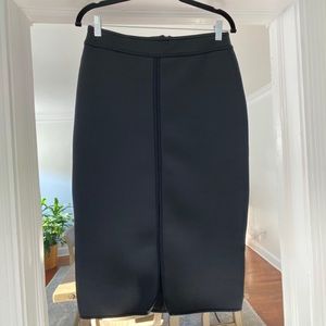 Pencil Skirt with Front Slit